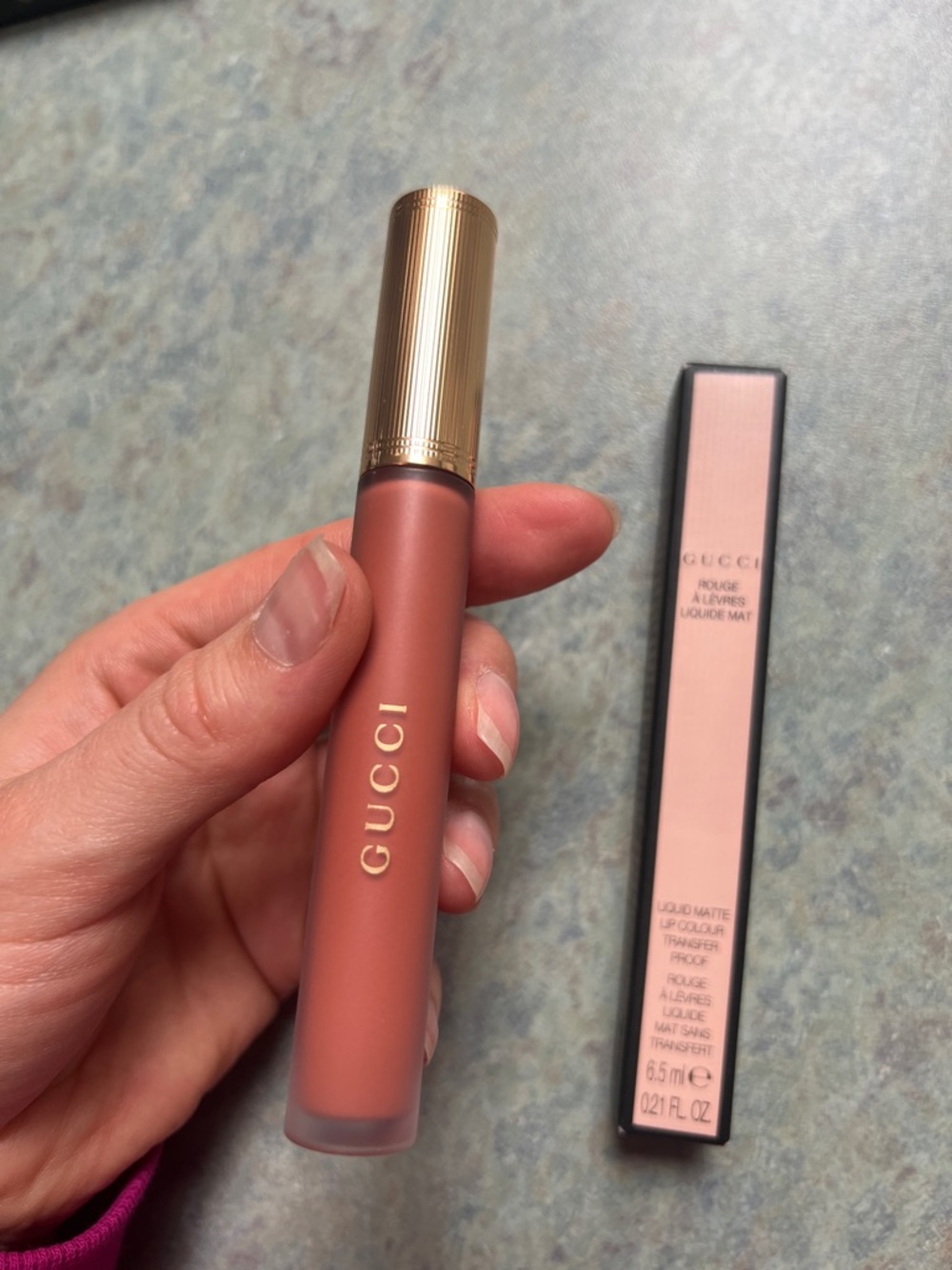 Gucci Liquid Matte Lip Color — 315 May Peach